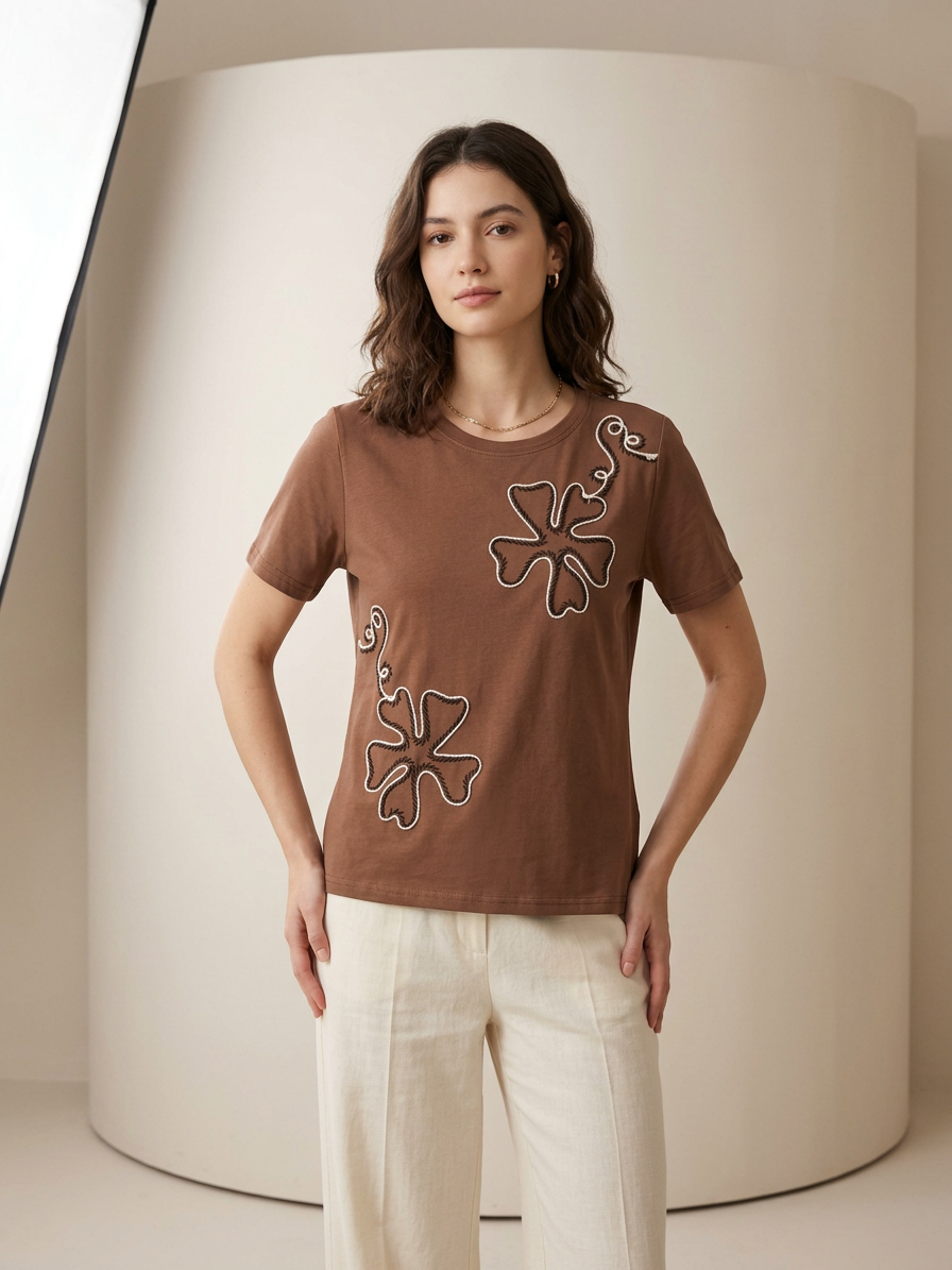 Camiseta Verónica estampada
