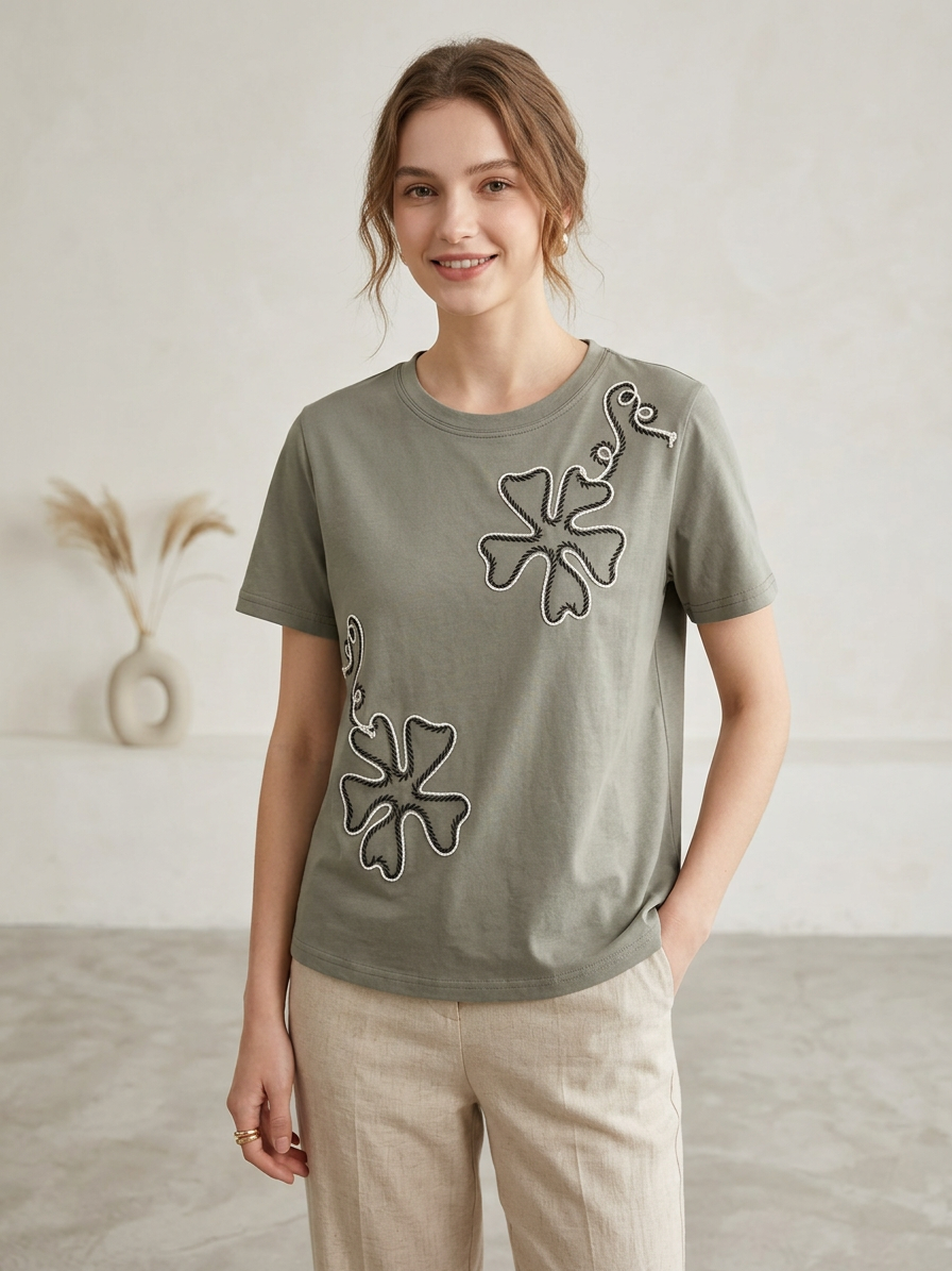 Camiseta Verónica estampada