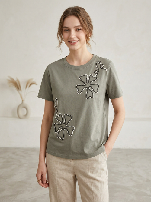 Camiseta Verónica estampada