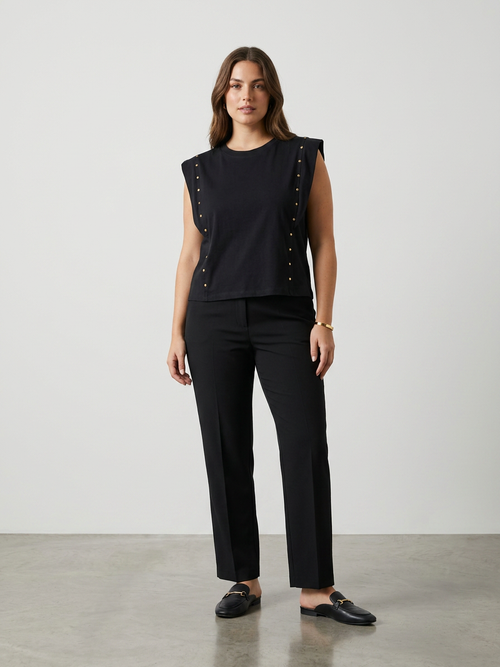 Blusa Tachuela algodón