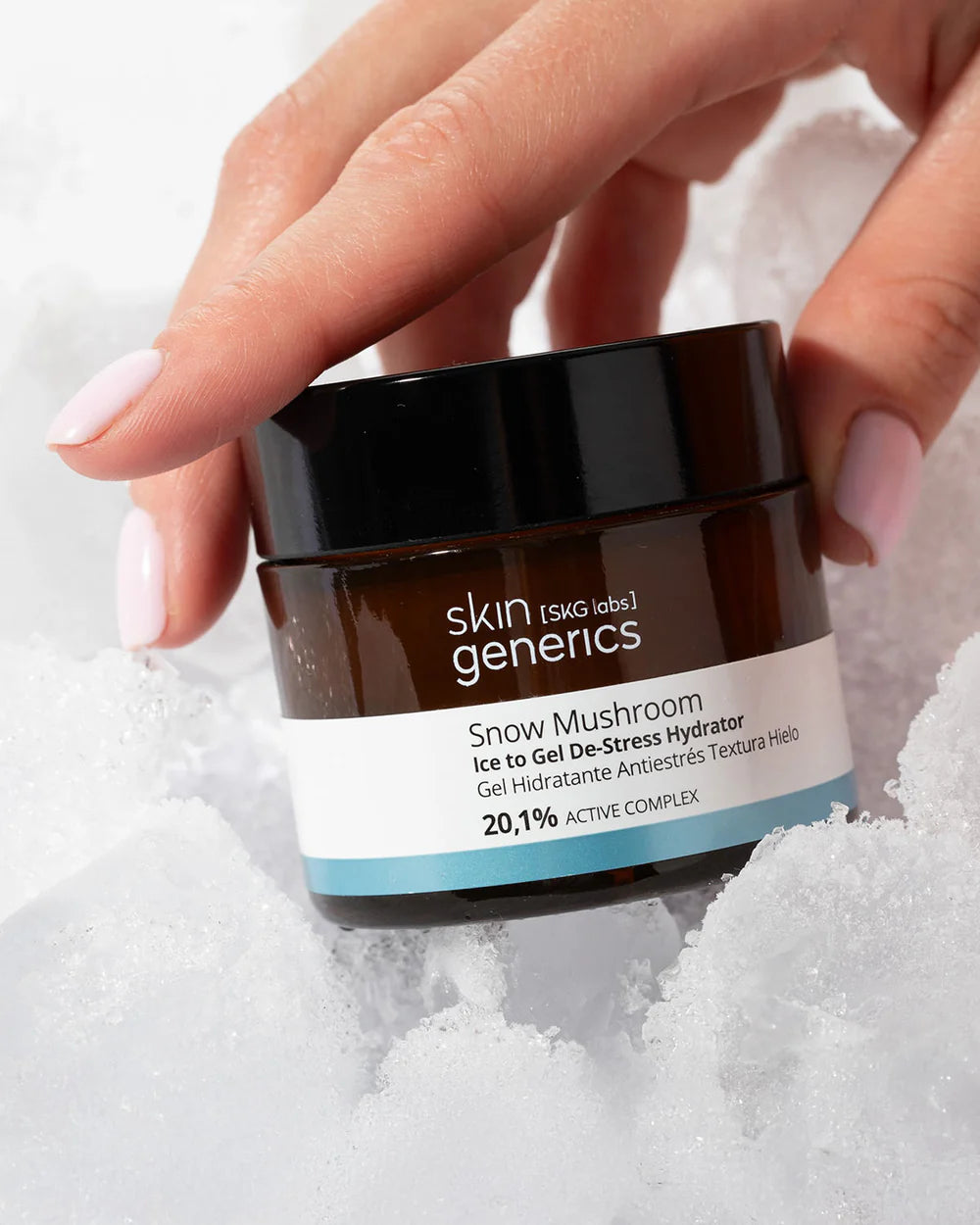 Crema hidratante doble textura Snow Mushroom Skin Generics